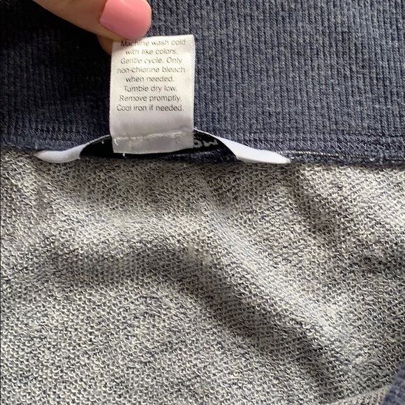 2/$25 Sonoma Jersey Heathered Blue Skirt Small - Picture 5 of 6